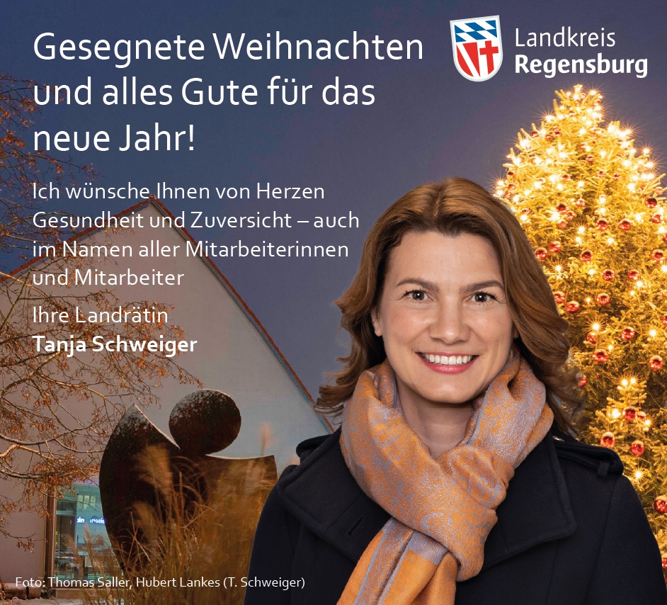 Weihnachtsgruß Landrätin Tanja Schweiger